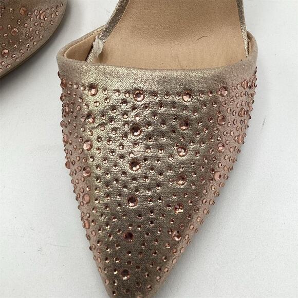 Chinese Laundry Women's Gold D'Orsay Heels Size 10M Party Shoes - Picture 9 of 9